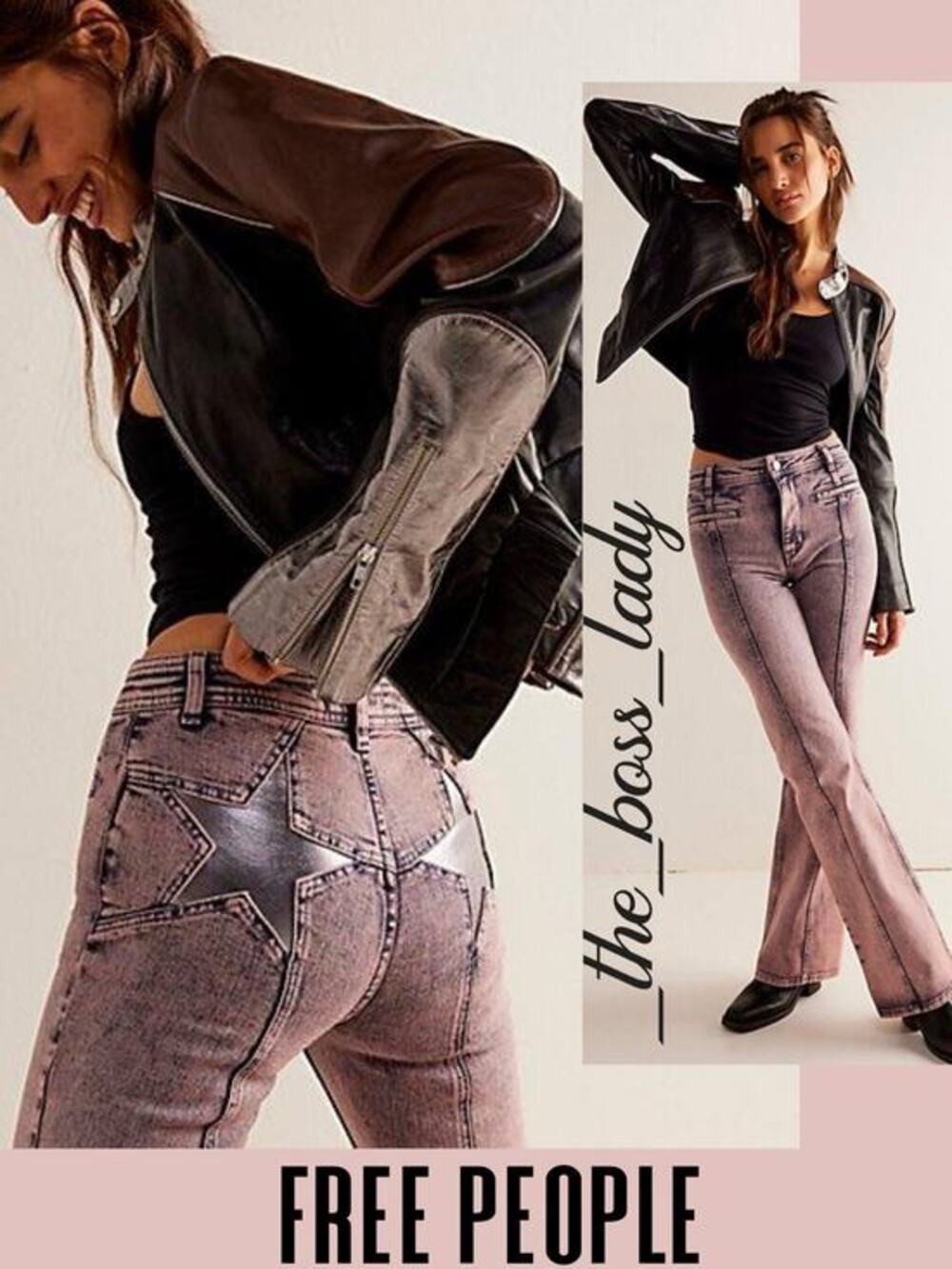 Free People flare jeans We The Free high-rise jeans stretchy boho bell bottoms